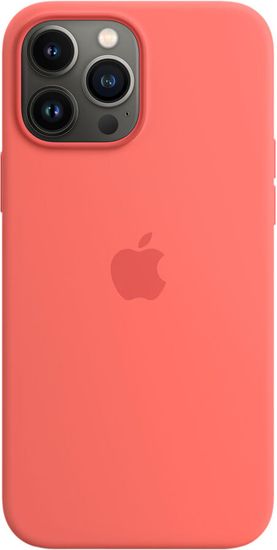 Чехол Apple Silicone Case with MagSafe for iPhone 13 Pro, «розовый помело»