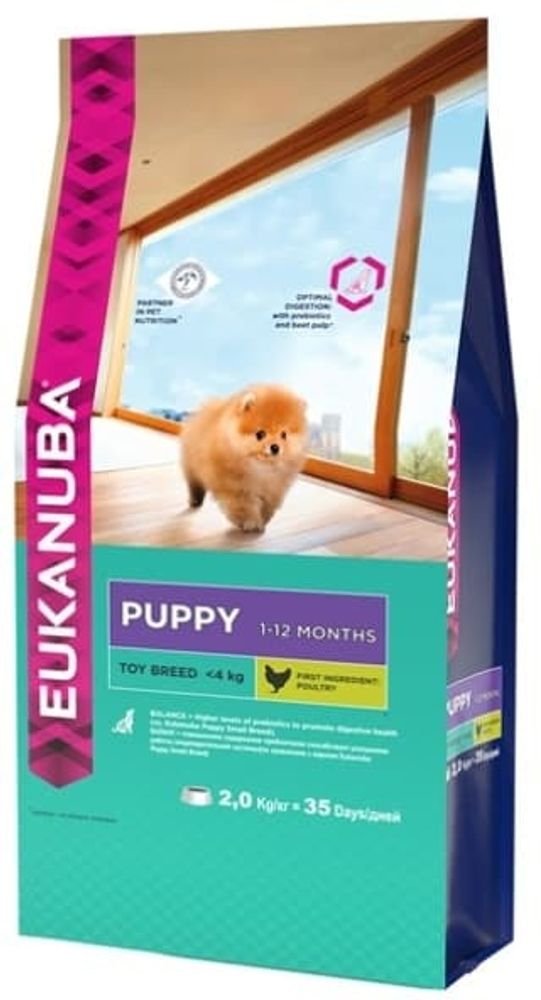 EUK Dog 2кг корм для щенков миниатюрных пород