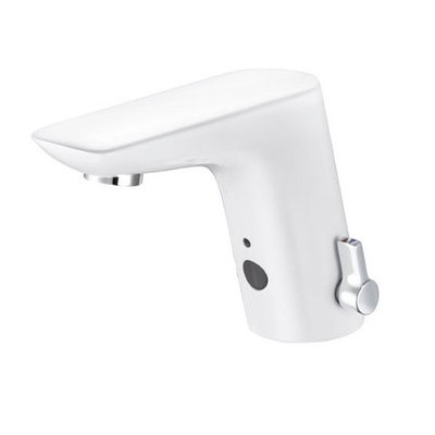 KLUDI BALANCE Электронный смеситель для раковины, подключение к сети, белый