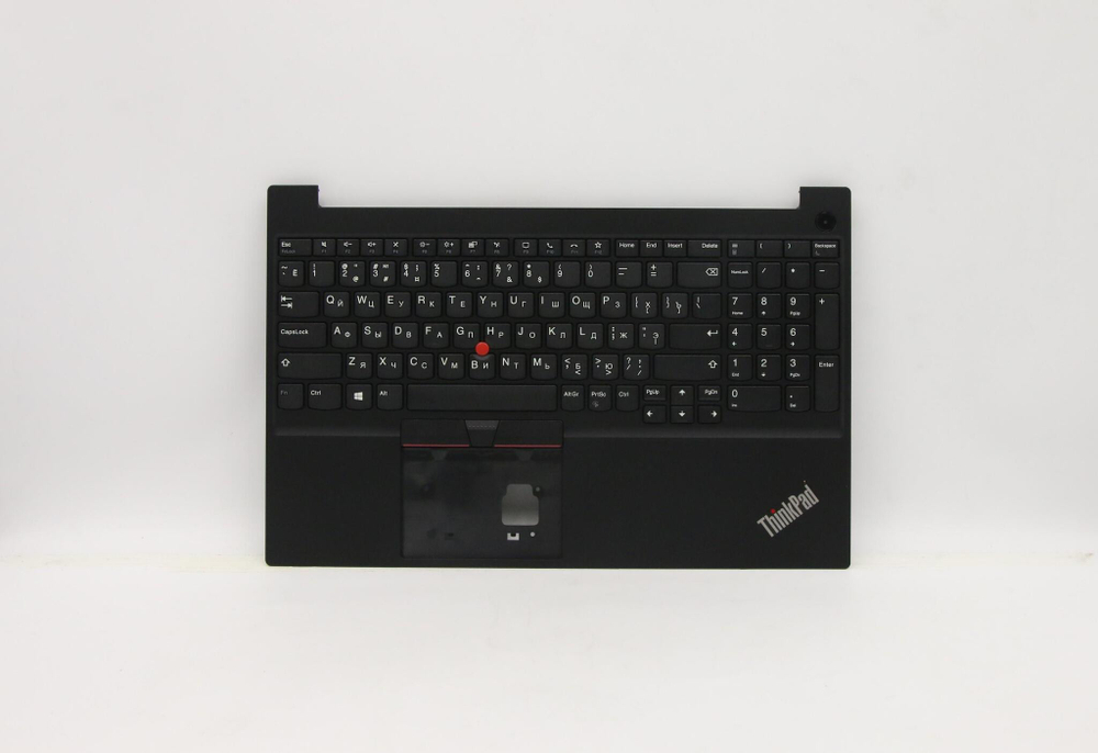 Верхняя панель с клавиатурой (топкейс) для ноутбука Lenovo ThinkPad E15 Gen 2. раскладка - русская, без подсветки, черная (5M11A35693), оригинал