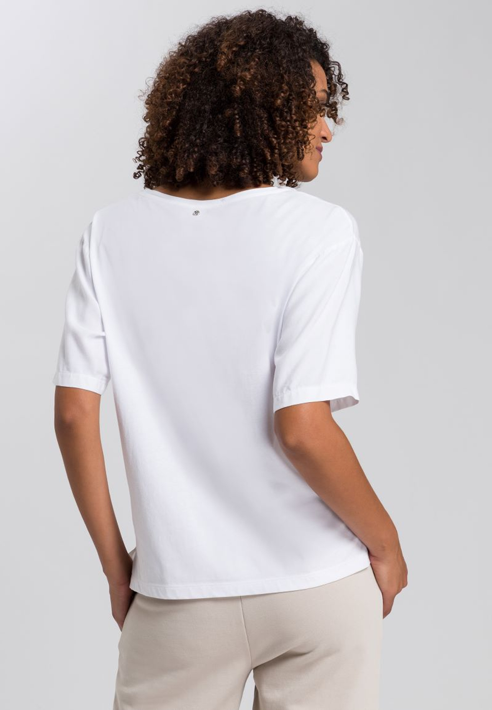 Футболка Marc Aurel 734498 белый паутинка зеленым