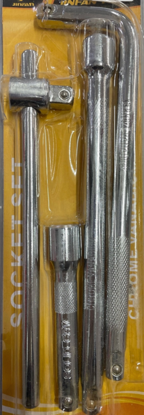 Удлинители с Т-образным воротком 1/2", набор 4 предмета ММ