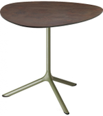 Стол ламинированный обеденный складной Scab Design Tripe Maxi Folding, оливковый, кортен