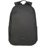 The Laser backpack for 15.6" laptops and 16" MacBooks, made from water-resistant resin-coated fabric obtained from recycled plastic, features a compact design and excellent pocket organization.