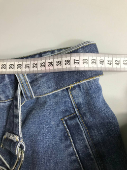 Юбка джинсовая интересного и стильного кроя 46 размера