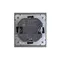 Розетка STRONG 1-ая с/з с/у з/ш 16А с USB A+C быстрой зарядки 5В/3А графит KRANZ