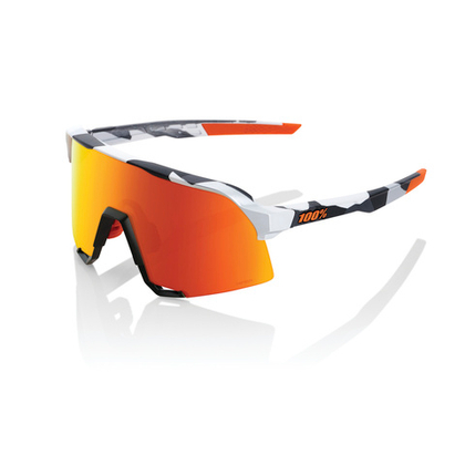Спортивные очки 100% S3 - Soft Tact Grey Camo - HiPER Red Multilayer Mirror Lens