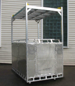 Люлька подвесная алюминиевая MEGAL ЛПА - 4/1