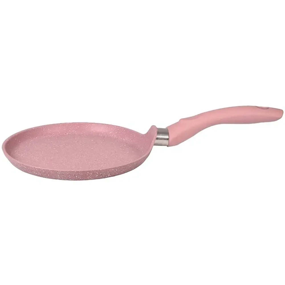 Сковорода блинная 220мм с ручкой, АП линия «Trendy style» (rose)