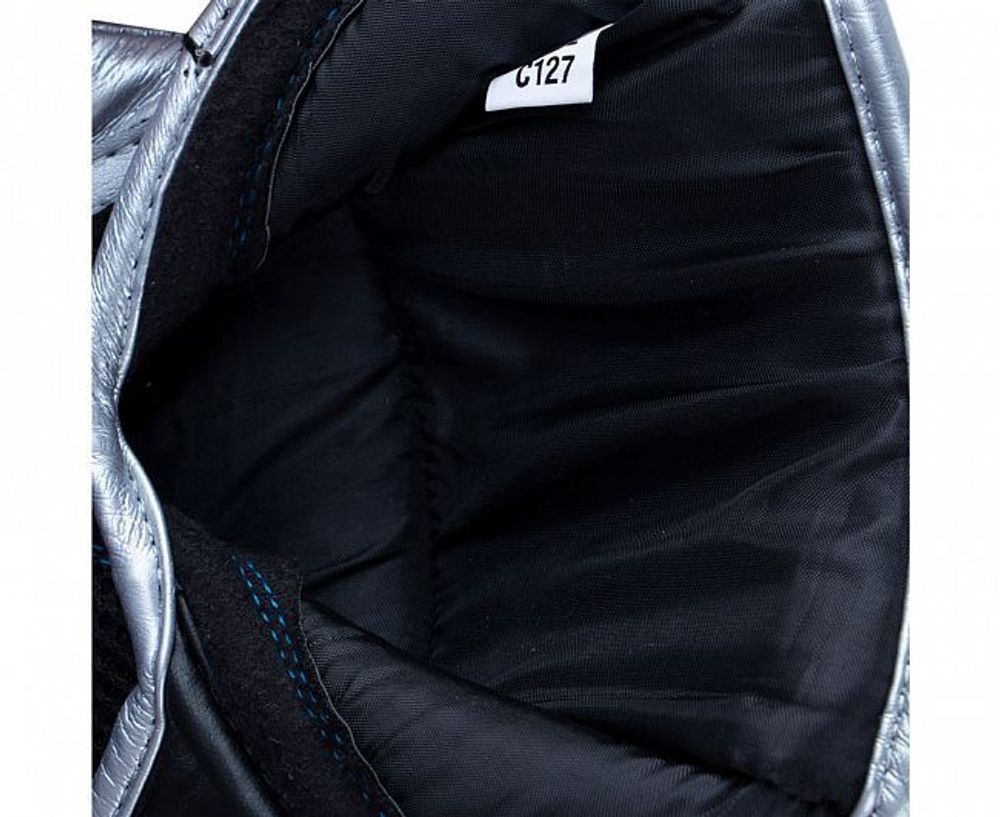 Перчатки боксерские Clinch Kids сине-серебристые C127