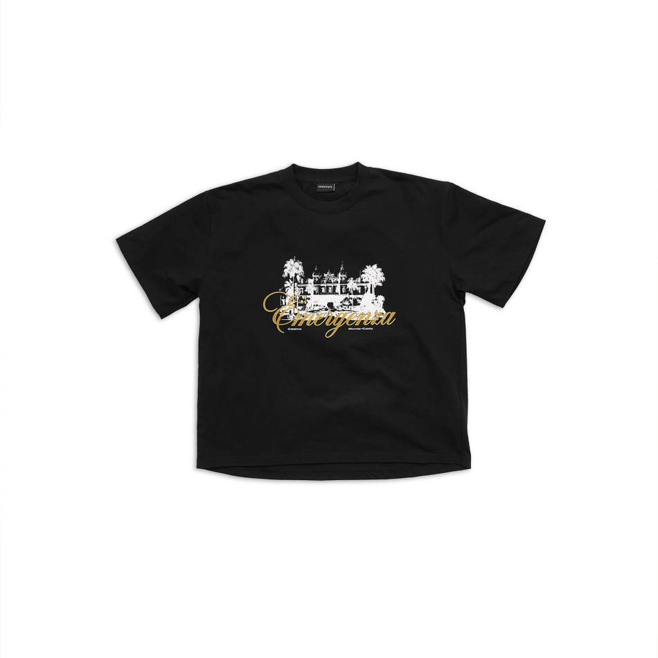 CASINO CROPPED T-SHIRT OVERSIZED