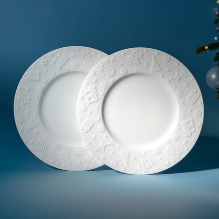 НАБОР ТАРЕЛОК ЗАКУСОЧНЫХ LEFARD "NUTCRACKER" 2 ШТ. 21,5 СМ (КОР=16НАБ.)