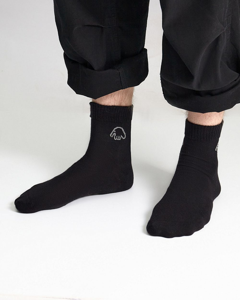 Носки Anteater Low Socks Logo Черные