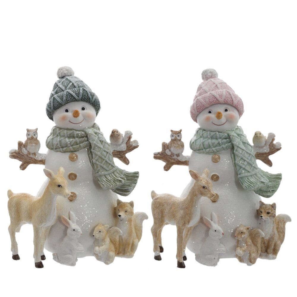 GAEM Фигурка декоративная "Снеговик", L12 W10 H16 см, 2в.