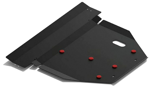 Защита картера и КПП АвтоБроня для Mazda 626 GF (V - 1.8; 2.0; 2.0D) 1997-2002, сталь 1.8 мм, с крепежом, 111.03811.1