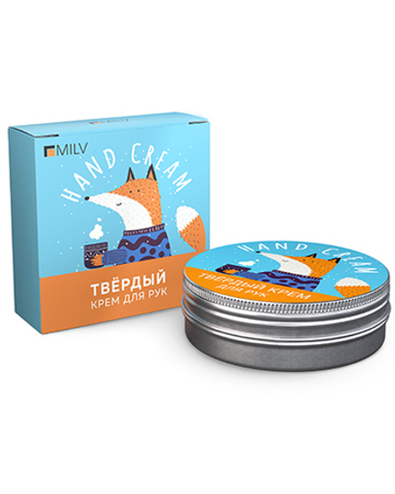 Твердый крем для рук на пчелином воске Защитный 30 мл "ЯБЛОЧНЫЙ ДЕСЕРТ" Milv