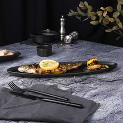 Блюдо овальное 40*11,5 см h2,4 см Smooth   P.L. Proff Cuisine [4]