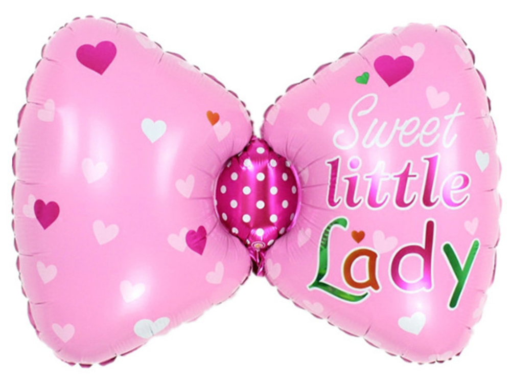 ПОД ВОЗДУХ К Фигура Бантик для девочки розовый (29''/74 см)