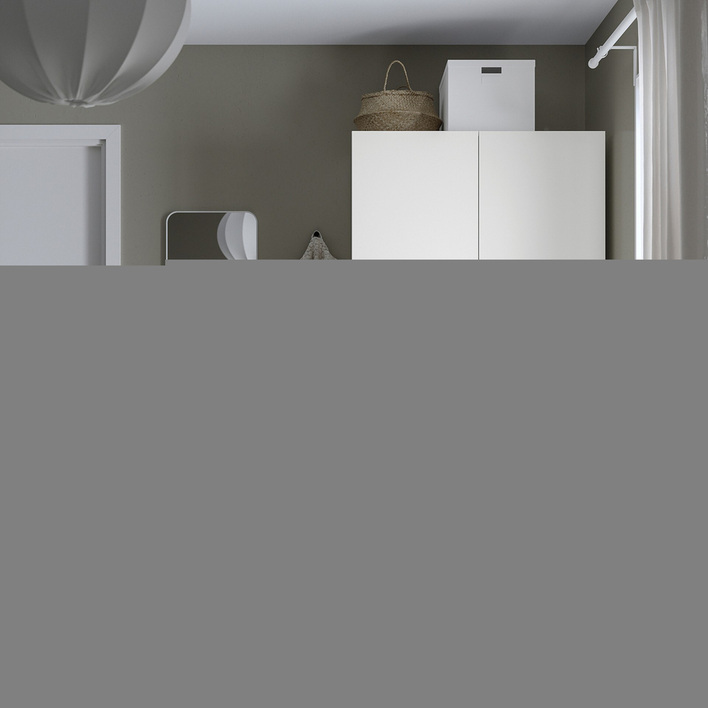 Распашной шкаф PAX FORSAND IKEA (двухсекционный) (белый)  80*60*260