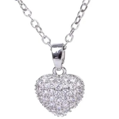 Подвеска из гиппоалергенного сплава со стразами «АМОР», цвет серебро и золото, d-20см/0,9см