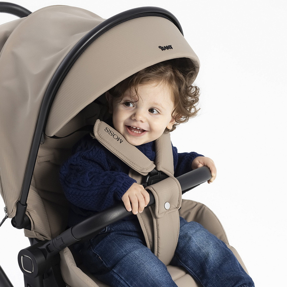 Детская коляска Rant Moss 3 в 1 с автокреслом Rant Cruise Black Beige
