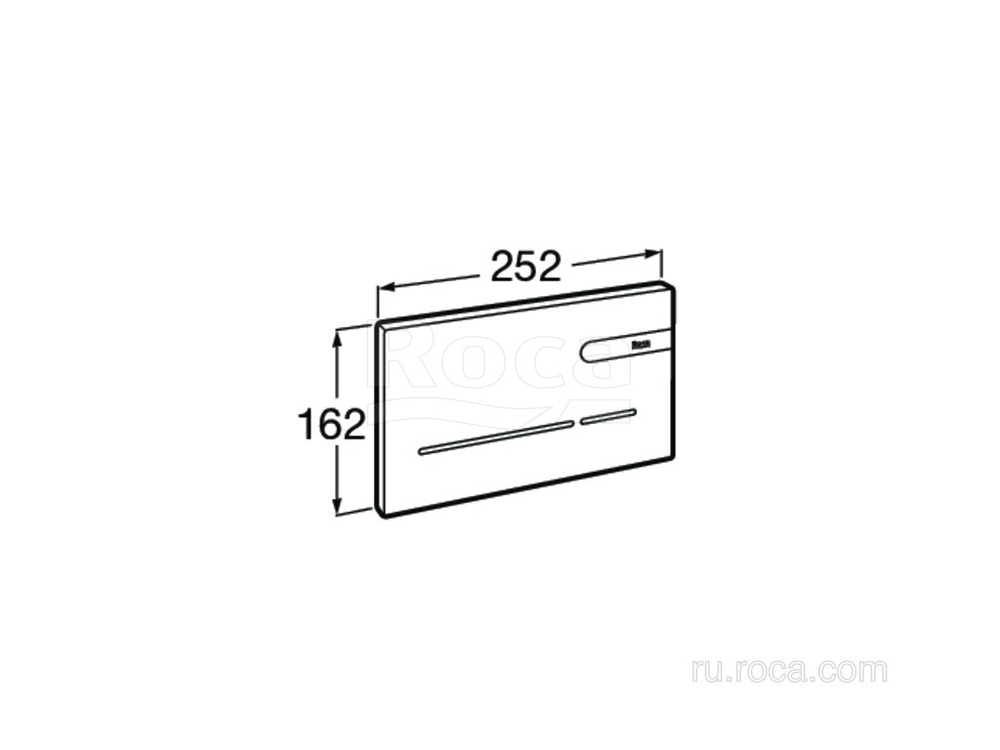 Клавиша для инсталляции Roca электронная EP-2 890102009