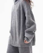Свитер на молнии WARM GRAY