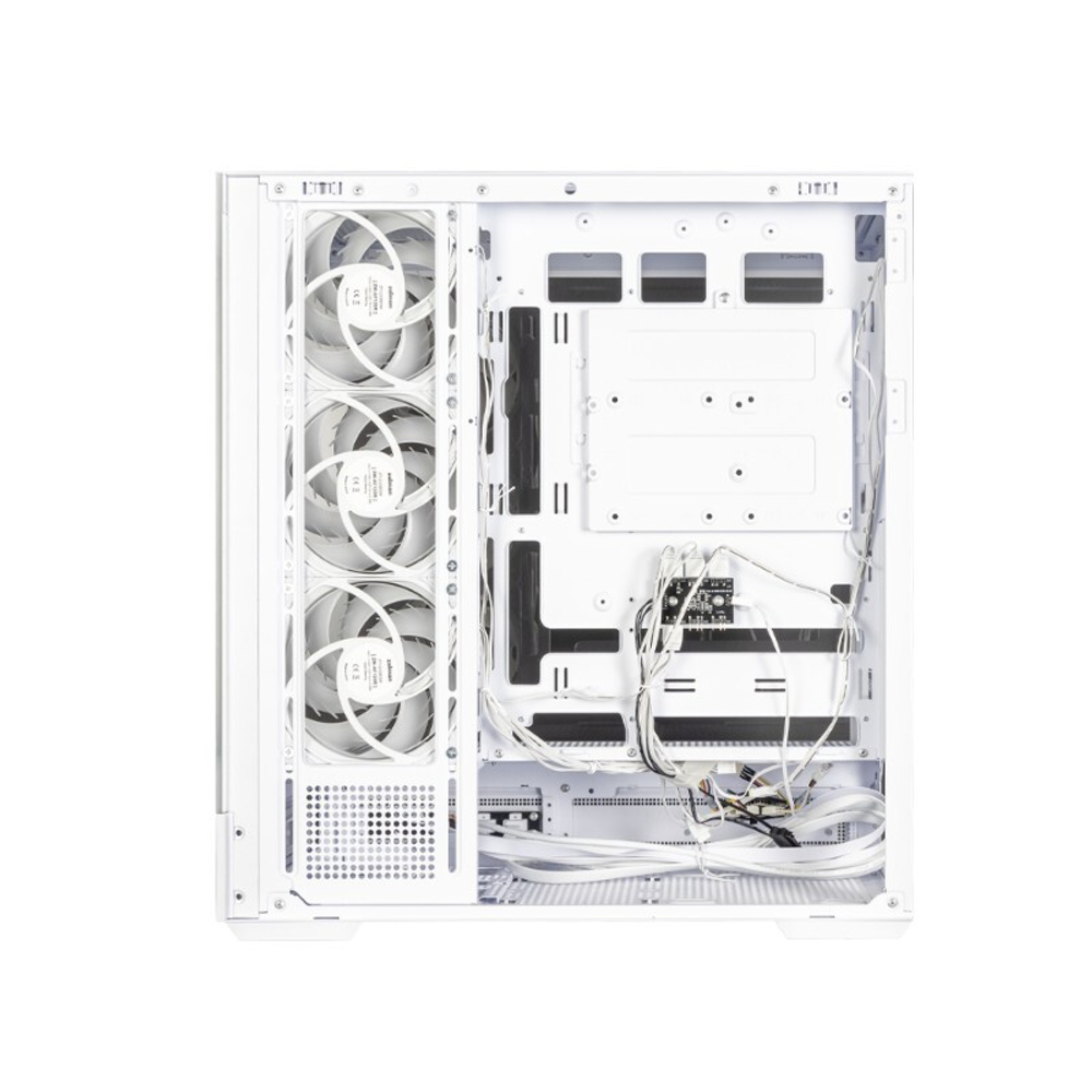 корпус ZALMAN P40 DS, ATX, WHITE, 9.1-inch LCD