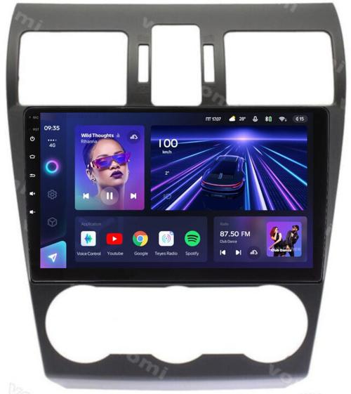 Магнитола для Subaru Forester 4 2012-2015, Impreza 4, XV (без штатной КЗВ) - Teyes CC3L на Android 10, CarPlay, 4G SIM-слот