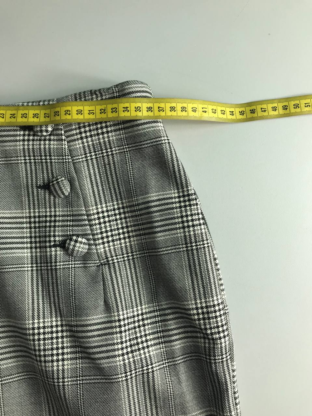 Юбка H&M в клетку, маркировка 38, визуально на 44 размер