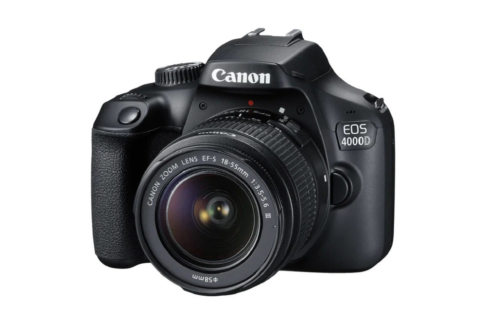 Canon EOS 4000D Kit 18-55mm f/3.5-5.6 DC III, черный
