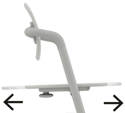 Стульчик для кормления Cybex Lemo 4 в 1 с мягкими чехлами Comfort Inlay Suede Grey/Suede Grey