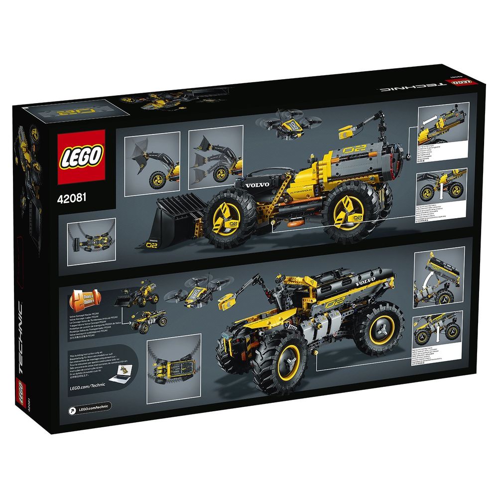 VOLVO колёсный погрузчик ZEUX 2 в 1 Technic LEGO