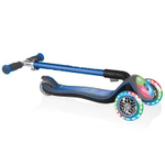 Самокат Globber Elite Deluxe Flash Lights синий