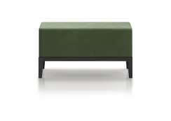 Банкетка Fjord 80 см (зелено-голубой FiberGuard, бук под эмалью)