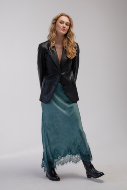 Юбка с кружевом