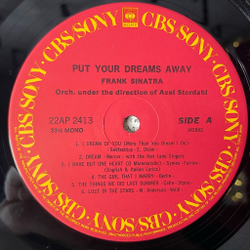 Винтажная виниловая пластинка LP Frank Sinatra Put Your Dreams Away (Japan 1983) (No Obi) I Have But One Heart