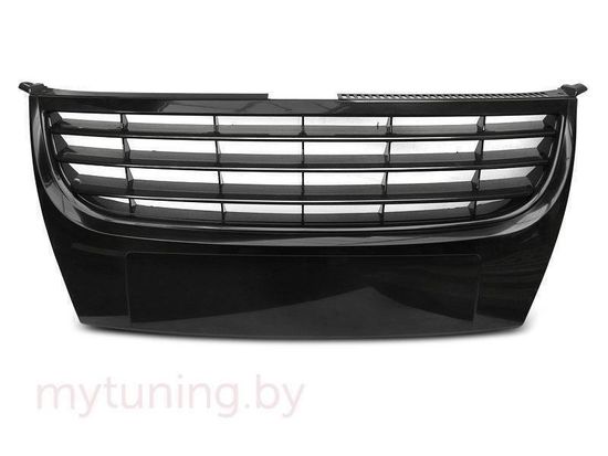 Решетка радиатора GLOSSY BLACK для Volkswagen Touran 07-10