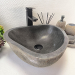 Раковина из речного камня RS-63886 (43*39*15) 0120