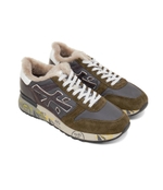 Кожаные кроссовки mick Premiata - зеленый(MICK)