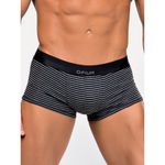 Мужские трусы хипсы серые в черную полоску Opium Brief R111