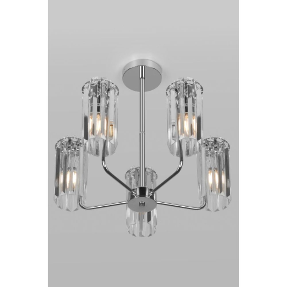 Люстра Rivoli Ifa 1063-305 5хЕ14 40 Вт хрусталь | Rivoli