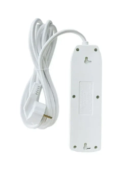Удлинитель LIRA LRI122W, 2 розетки с заземлением и выключателем, 2xUSB, 1xTypeC, длина 2м, 16А