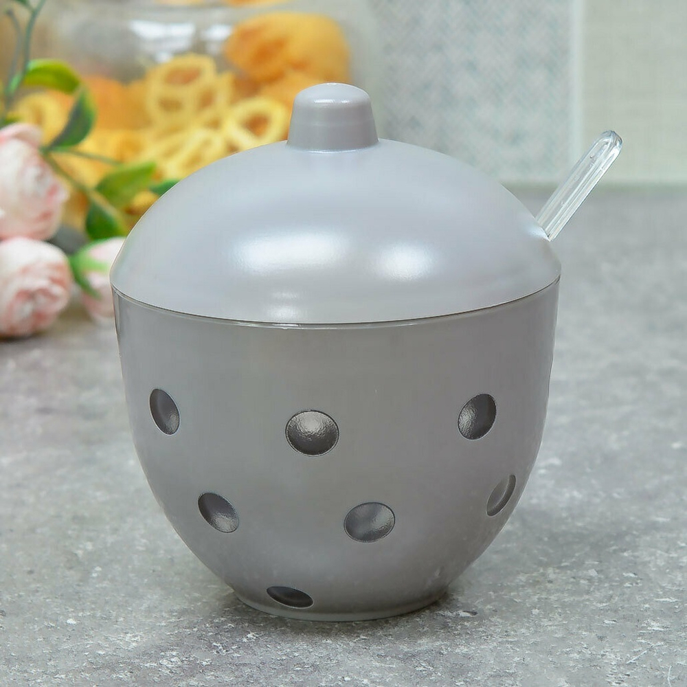 Сахарница "Sens", дымчато-серый