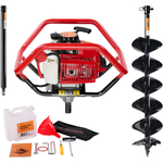 Мотобур BURAN DT-800+шнек HARDDRILL 150х800+удлинитель PLUS-500