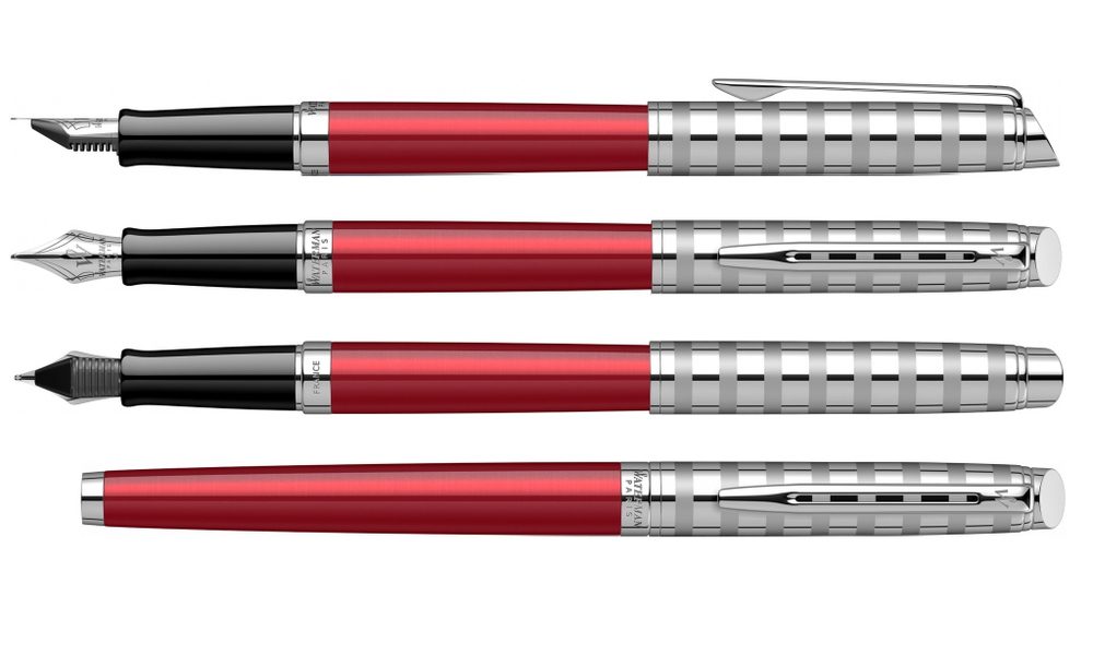 Ручка перьевая Waterman Hemisphere French riviera Deluxe RED CLUB в подарочной коробке