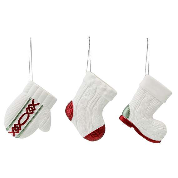 Набор ёлочных украшений warming tale из коллекции new year essential, 3 шт.