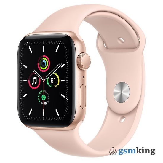 Apple Watch SE 2020 GPS 44mm Aluminum Case with Sport Band Pink Sand MYDR2LL/A