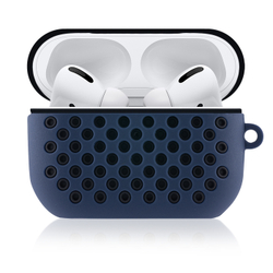 Чехол КАРТОФАН для Apple AirPods Pro (арт. AIRPRO-SPORTY-BLACK-BLUE)