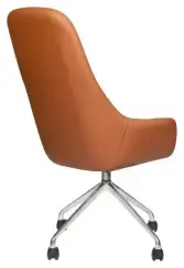 Кресло для руководителя МГ-24 А ХРОМ ПАУК 4 ЛУЧА